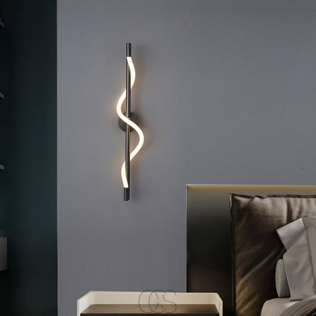 Bronp - Slim LED wall lamp - Black aluminum