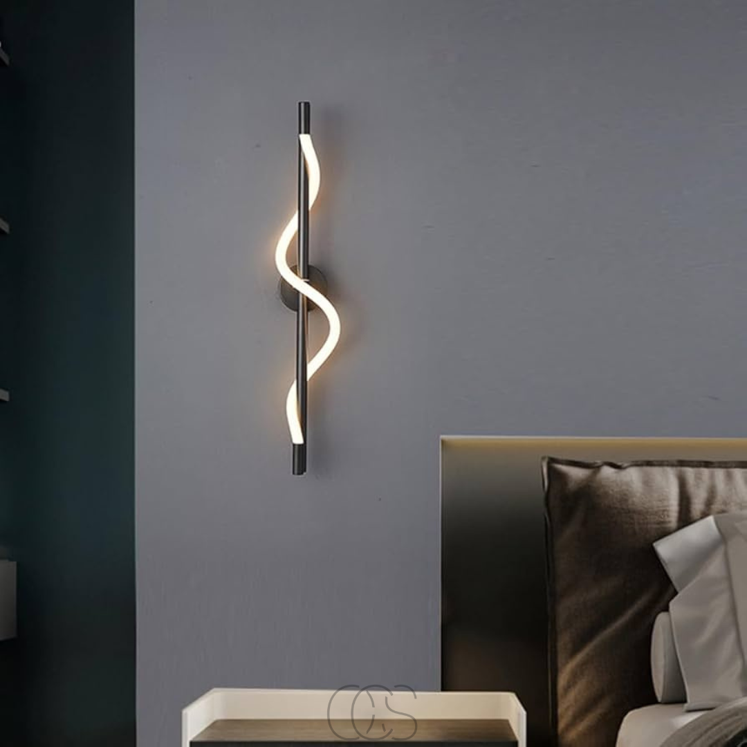 Bronp - Slim LED wall lamp - Black aluminum