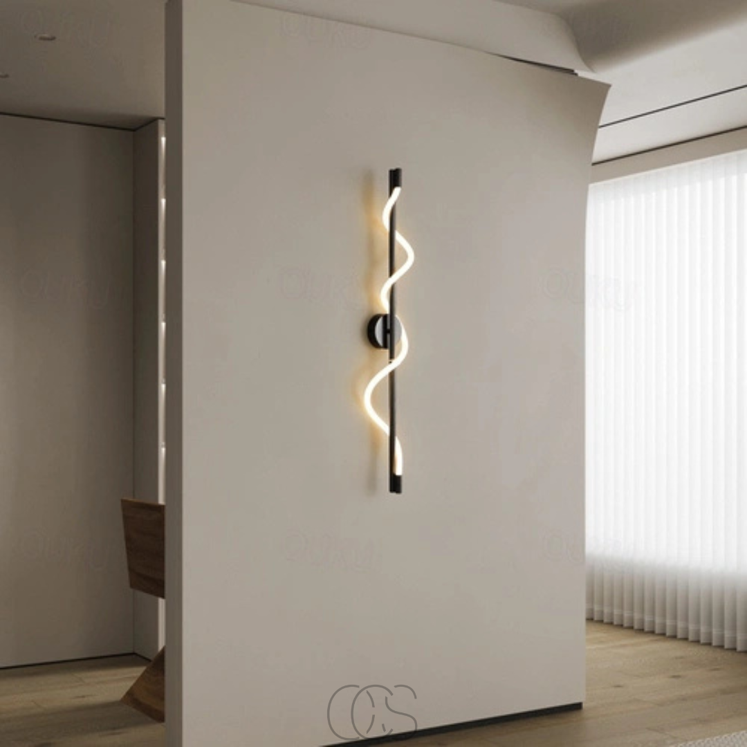 Bronp - Slim LED wall lamp - Black aluminum