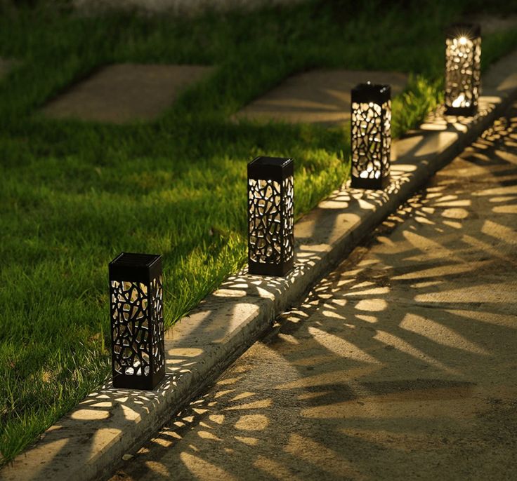 Bronp - Solar Garden Light Pole - Wireless Solar Outdoor Lamp