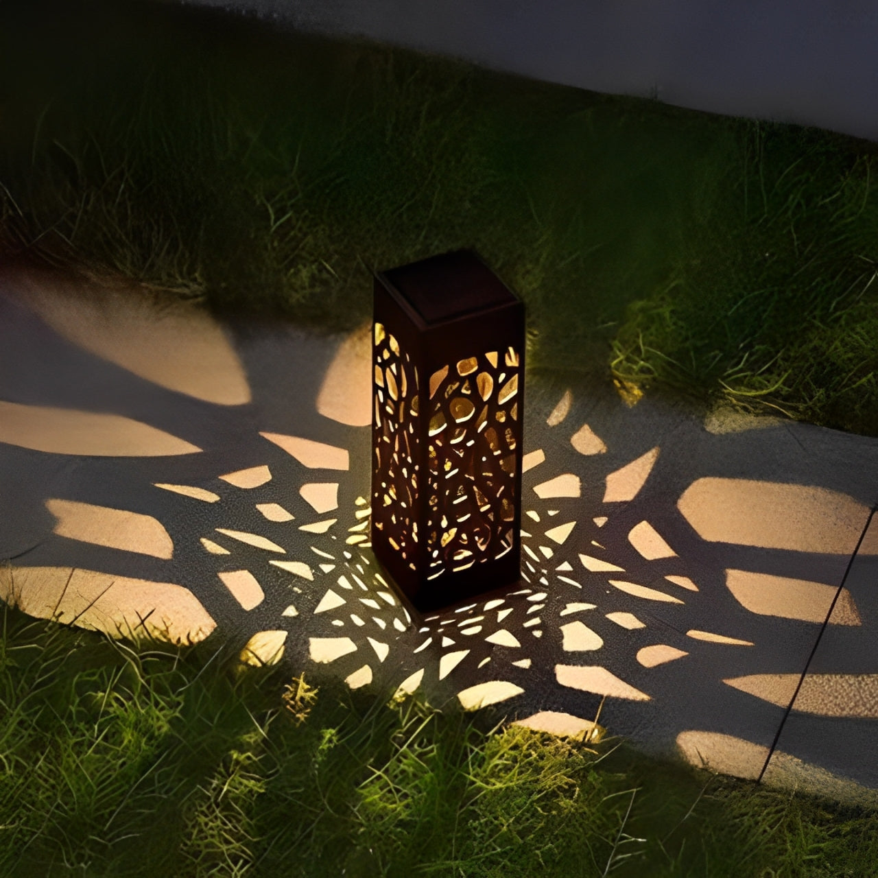 Bronp - Solar Garden Light Pole - Wireless Solar Outdoor Lamp