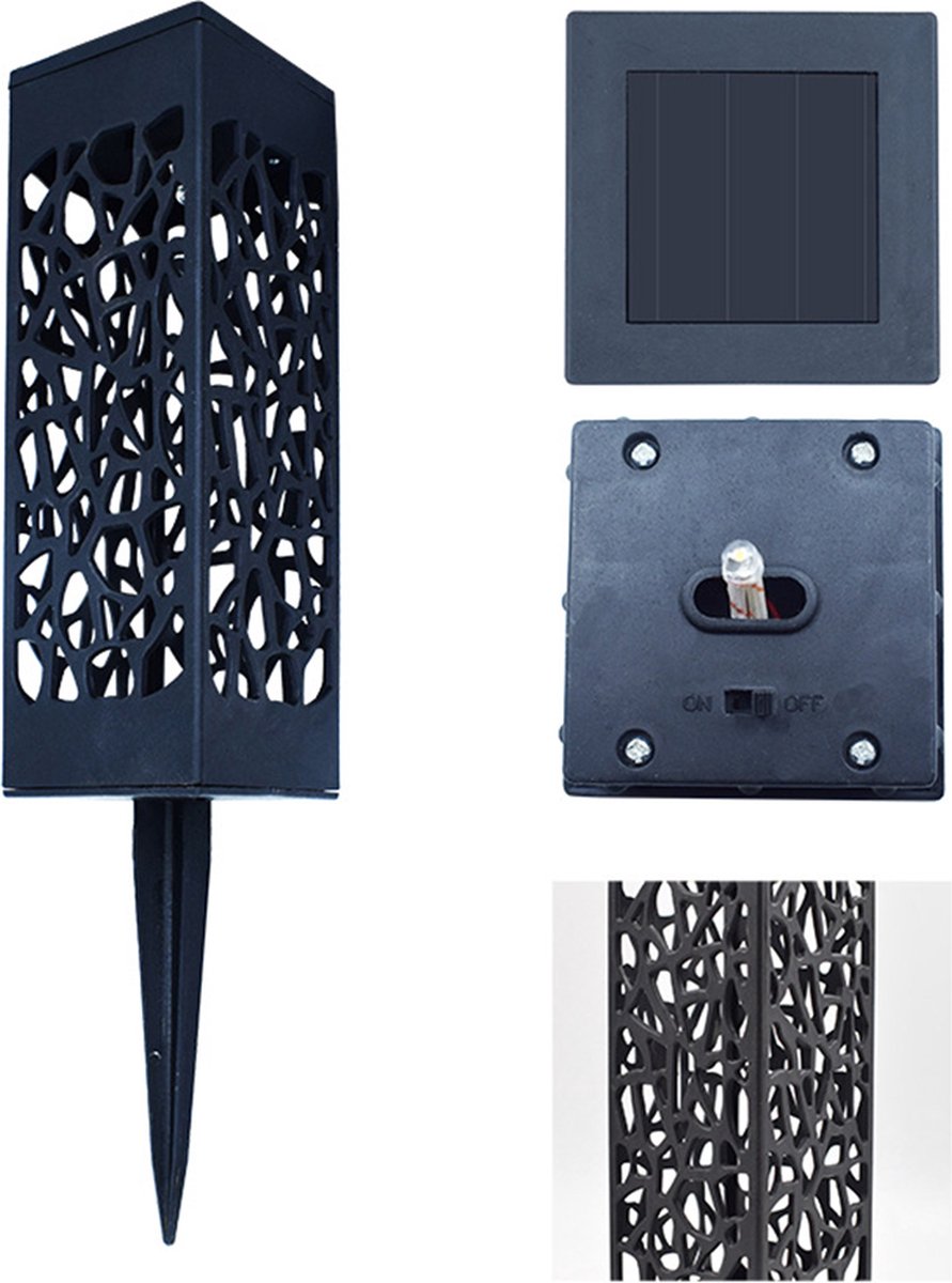 Bronp - Solar Garden Light Pole - Wireless Solar Outdoor Lamp