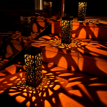 Bronp - Solar Garden Light Pole - Wireless Solar Outdoor Lamp