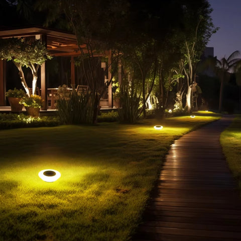 Bronp - Solar LED Ground Lighting - Waterproof IP65 - Durable & Easy