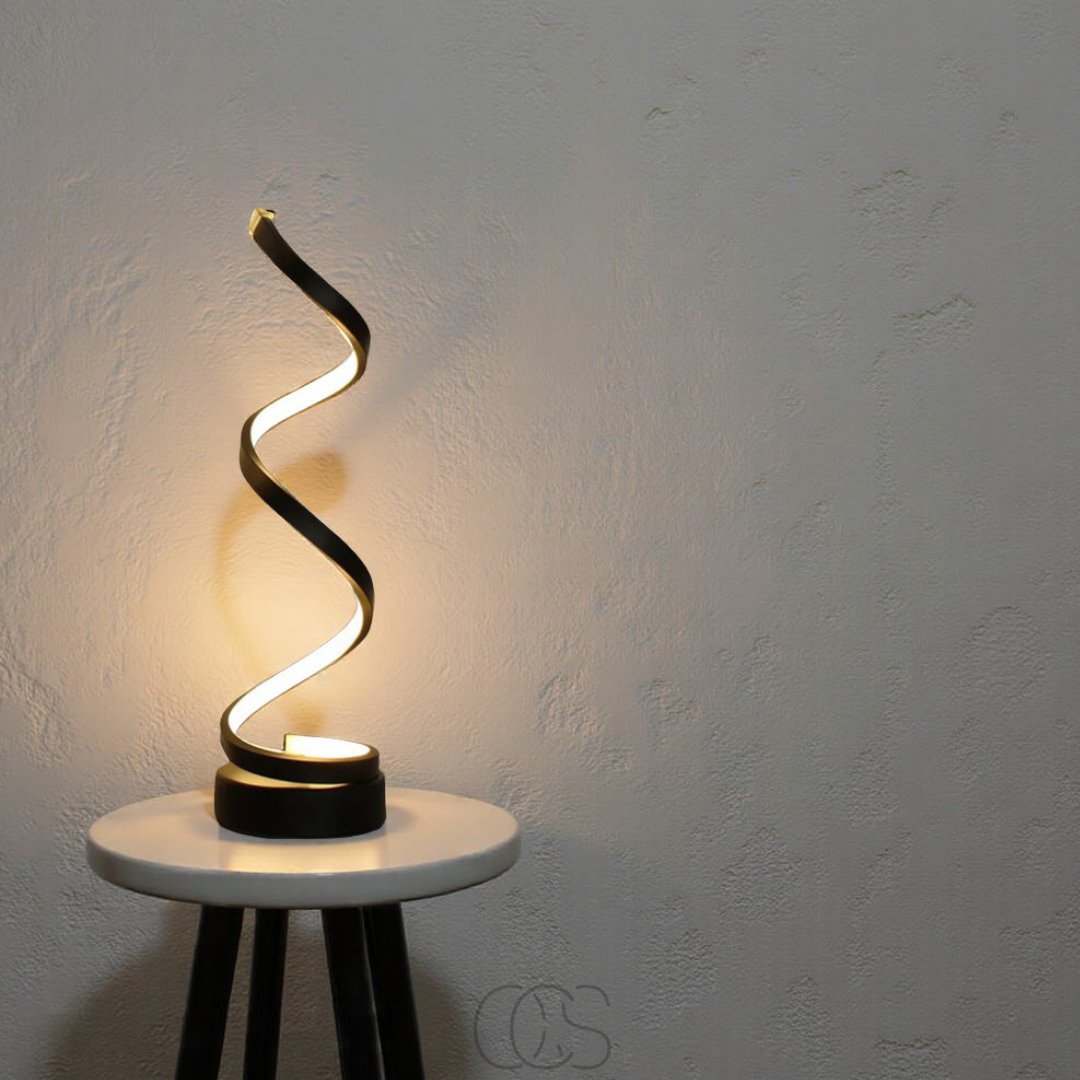 Bronp - Spiral Lamp – modern design with 3 light colors & energy-efficient LED