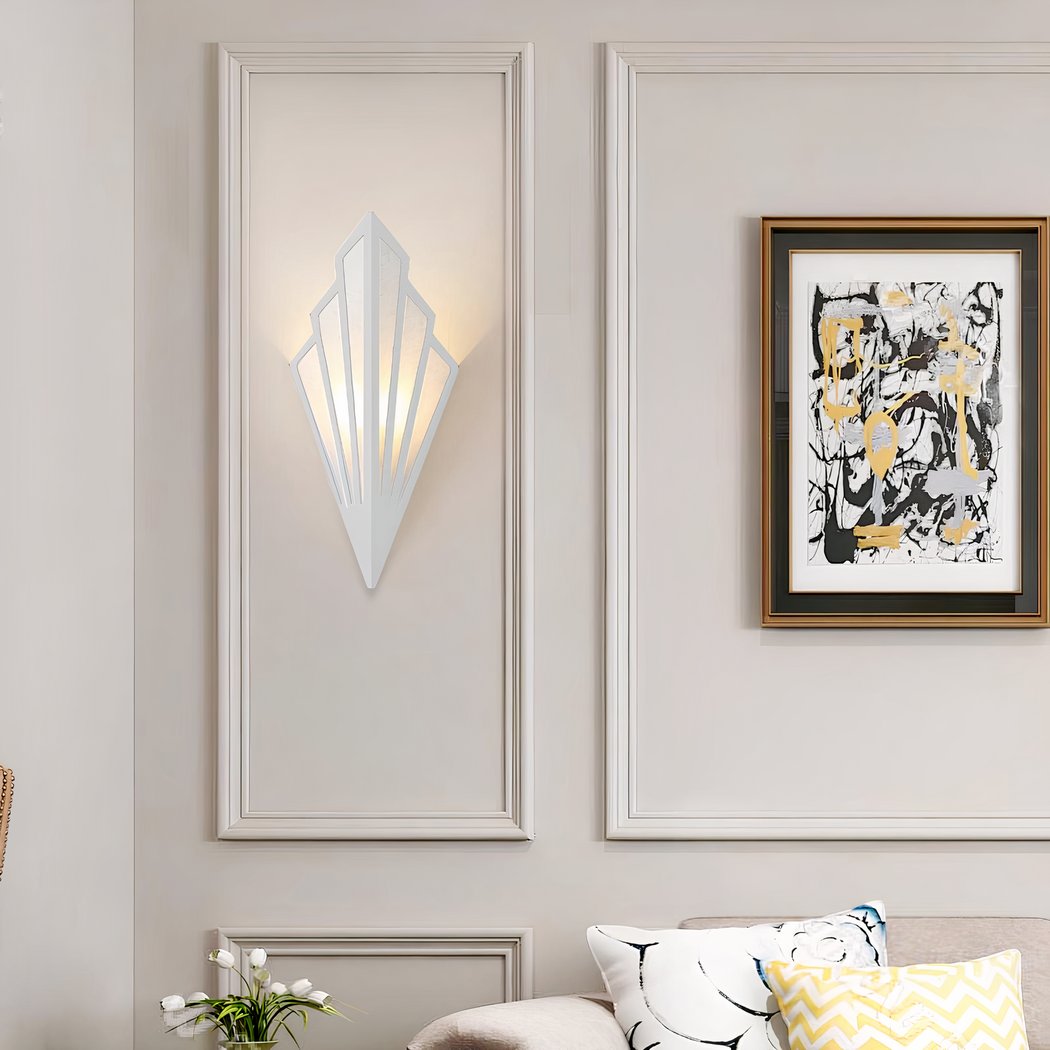 Bronp - Wall lamp with geometric diamond design