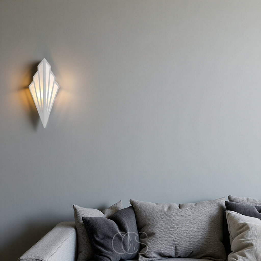 Bronp - Wall lamp with geometric diamond design