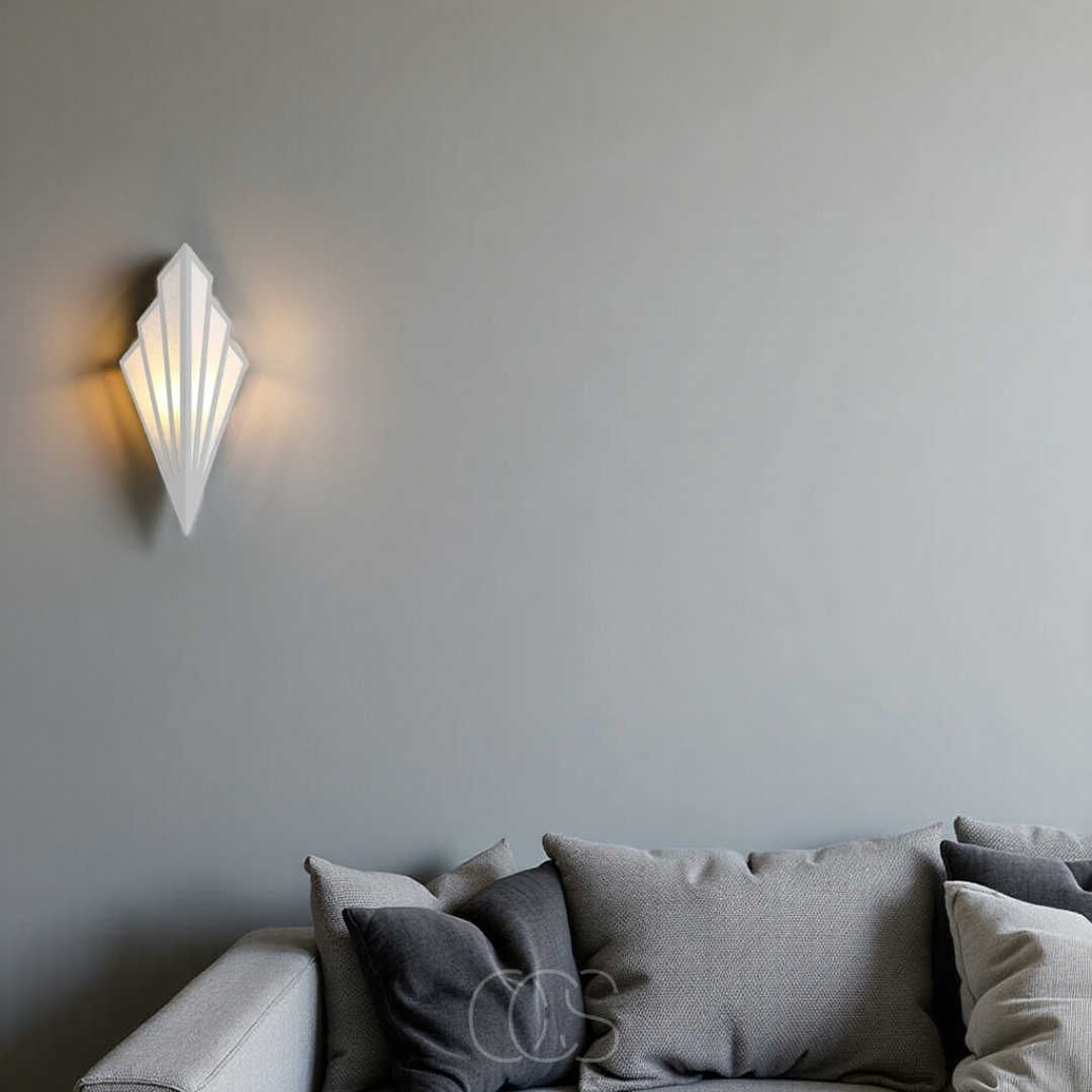 Bronp - Wall lamp with geometric diamond design