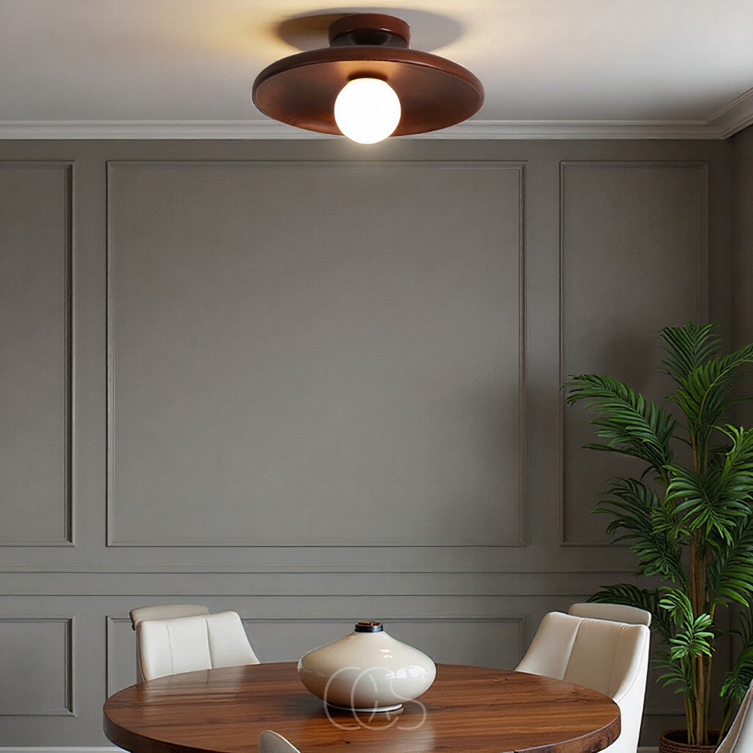 Bronp - Walnut Ceiling Lamp - Luxury Ceiling Lamp Wood