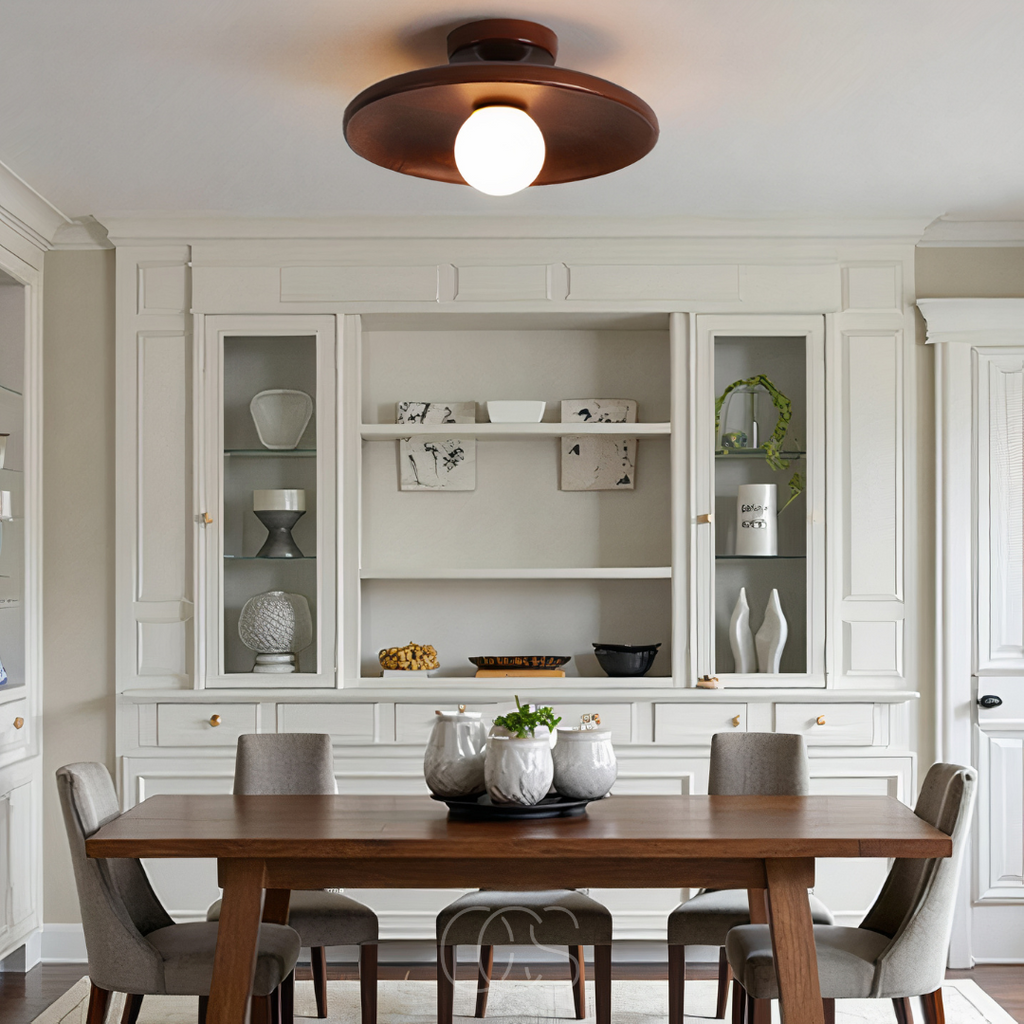Bronp - Walnut Ceiling Lamp - Luxury Ceiling Lamp Wood