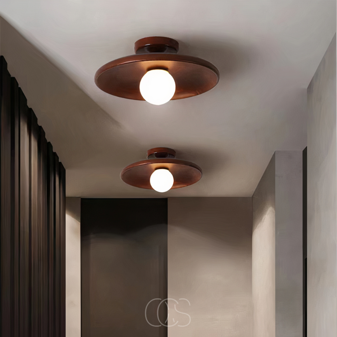 Bronp - Walnut Ceiling Lamp - Luxury Ceiling Lamp Wood