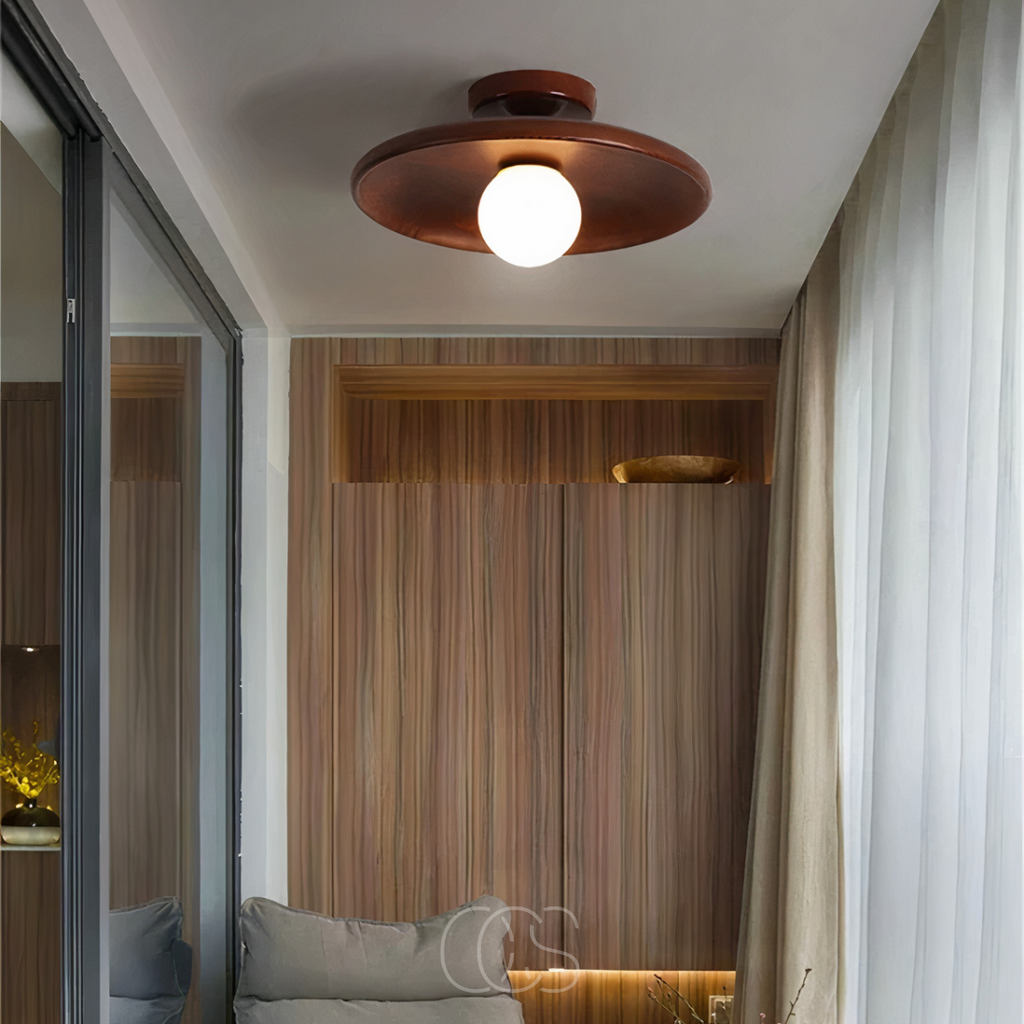 Bronp - Walnut Ceiling Lamp - Luxury Ceiling Lamp Wood