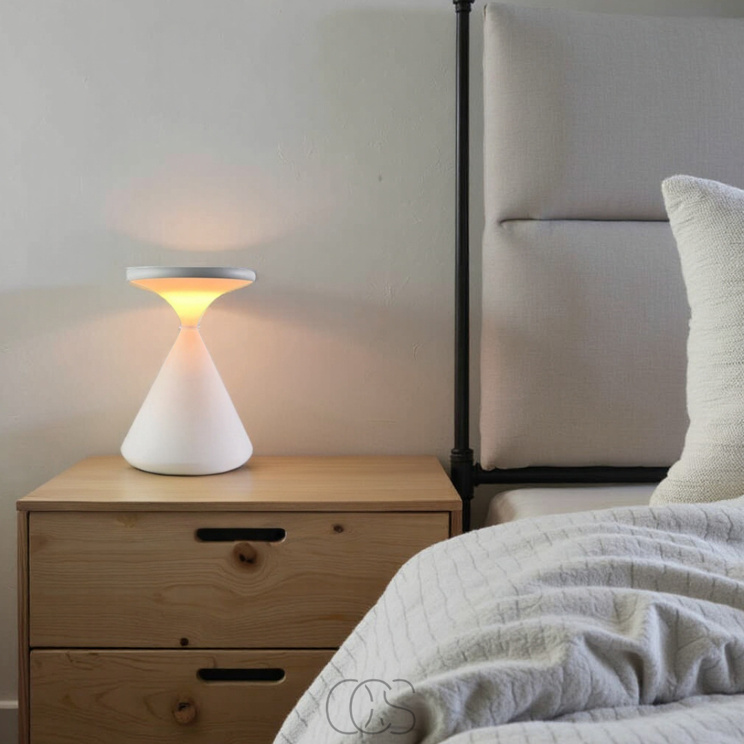 Bronp - Wireless Hourglass table lamp