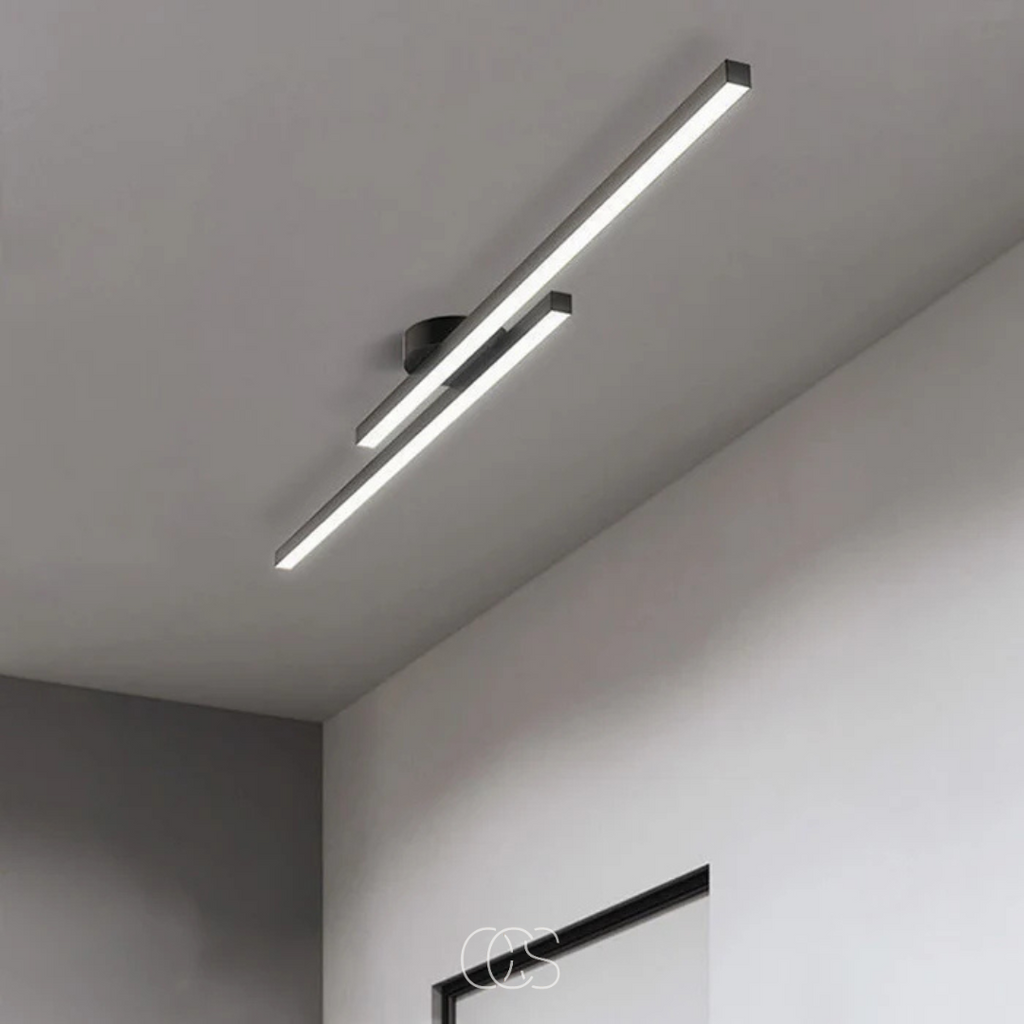 Bronp - moderne aluminium loftlampe - Slank loftbelysning