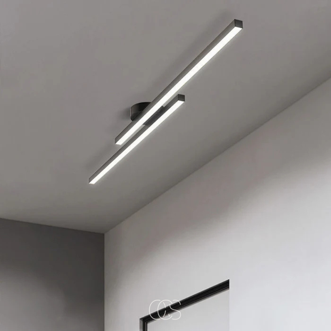 Bronp - moderne aluminium loftlampe - Slank loftbelysning