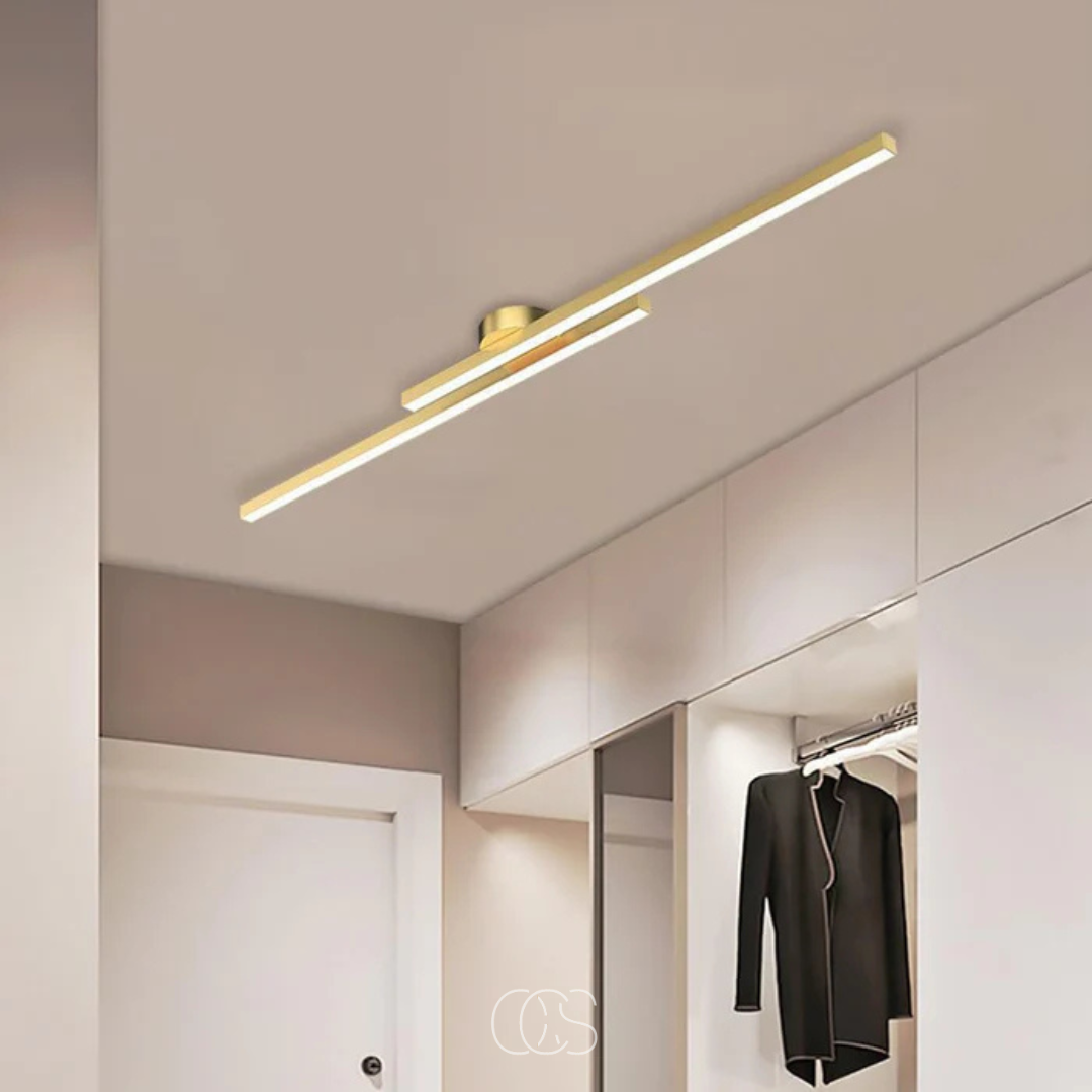 Bronp - moderne aluminium loftlampe - Slank loftbelysning