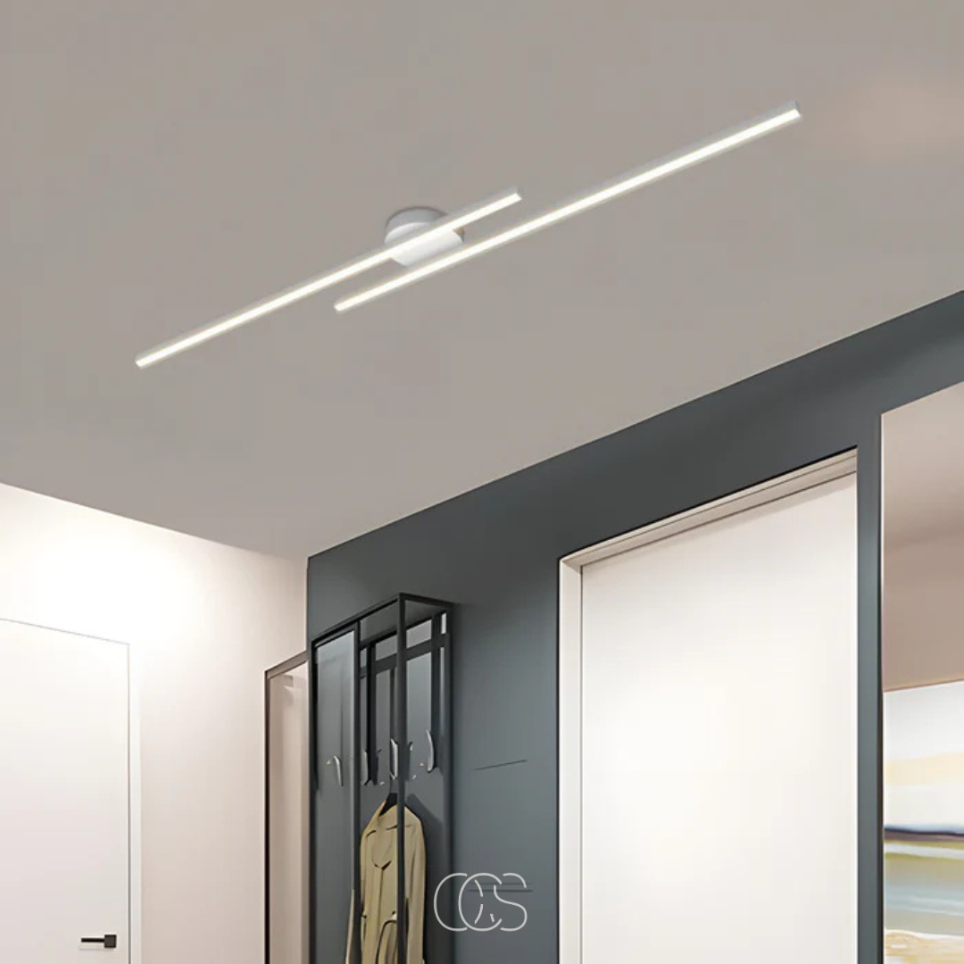 Bronp - moderne aluminium loftlampe - Slank loftbelysning
