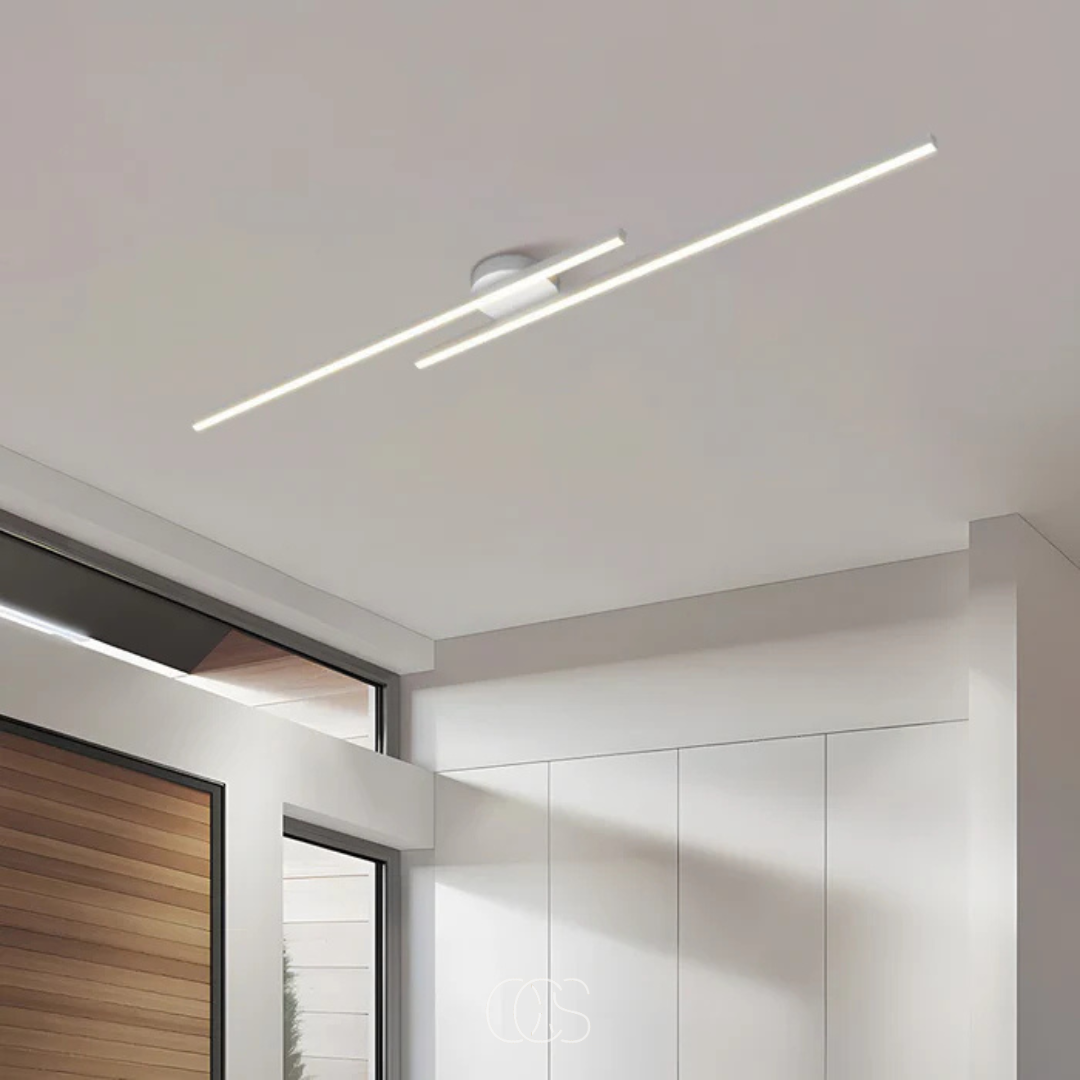 Bronp - moderne aluminium loftlampe - Slank loftbelysning