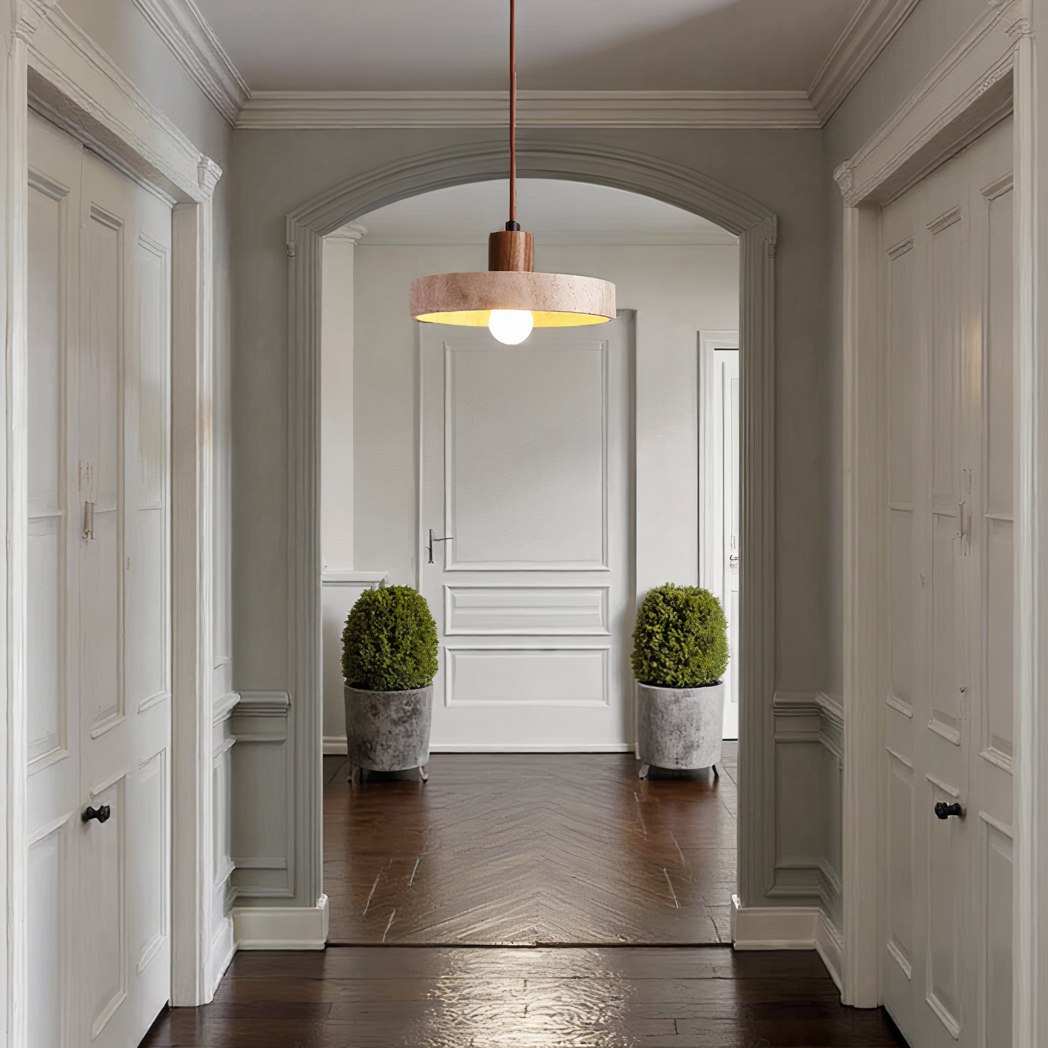 Bronp - pendant lamp in natural stone - Unique & Adjustable