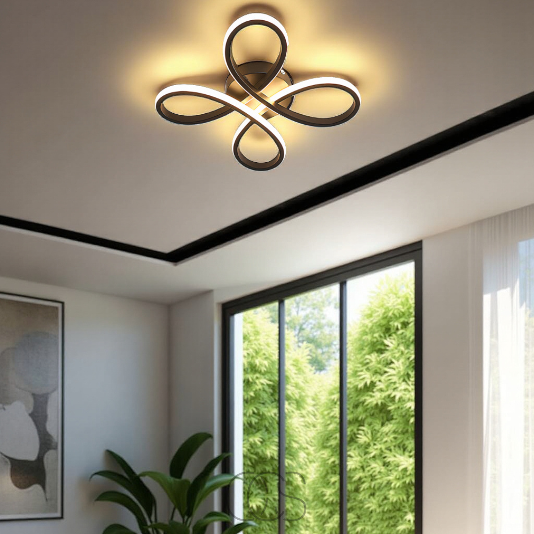 OCS – Ceiling lamp LED Klaver – Modern design with atmospheric dimming function