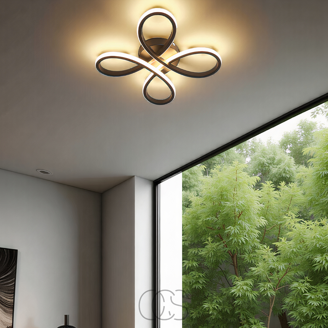 OCS – Ceiling lamp LED Klaver – Modern design with atmospheric dimming function