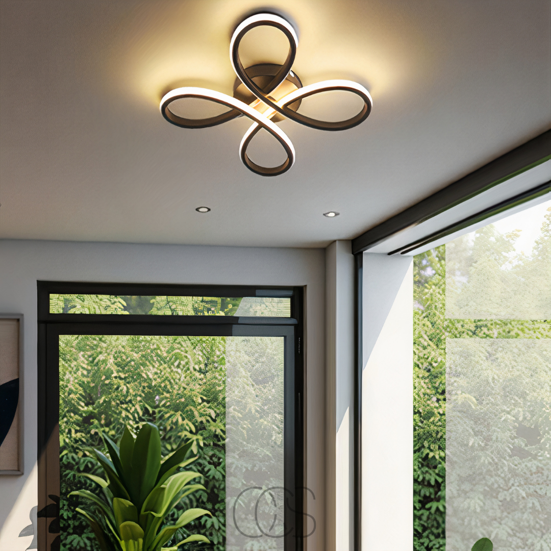 OCS – Ceiling lamp LED Klaver – Modern design with atmospheric dimming function