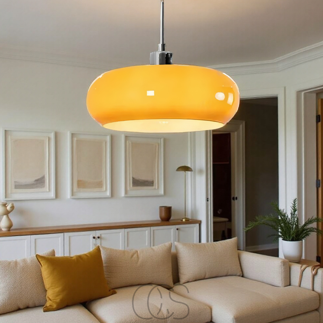 OCS – Nordic retro pendant lamp - mouth-blown glass & Scandinavian design