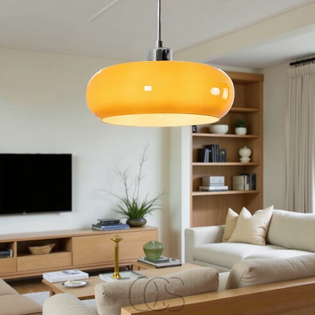 OCS – Nordic retro pendant lamp - mouth-blown glass & Scandinavian design